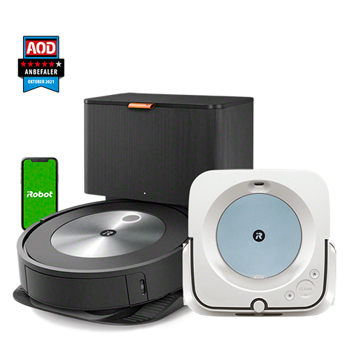 Roomba® j7+ & Braava jet® m6, valge/sinine, komplekt